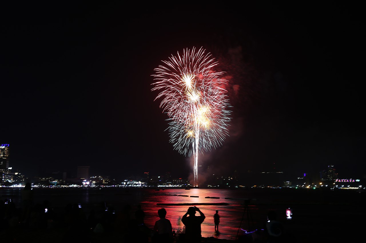 Pattaya New Year Countdown fireworks