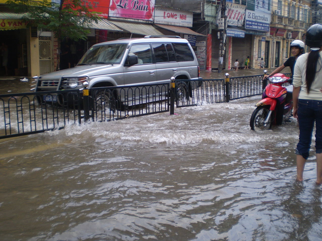 Floods in Hanoi Vietnam