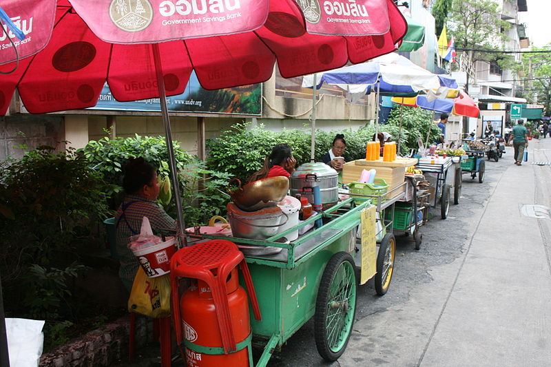 Food stalls in Bangkok