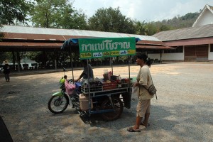 Food Vendor Motorbike with Sidecar in Kalasin