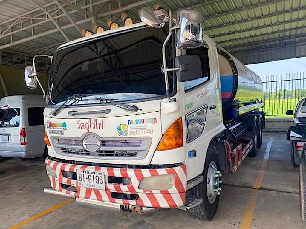 Oil Tank Truck in Thailand.