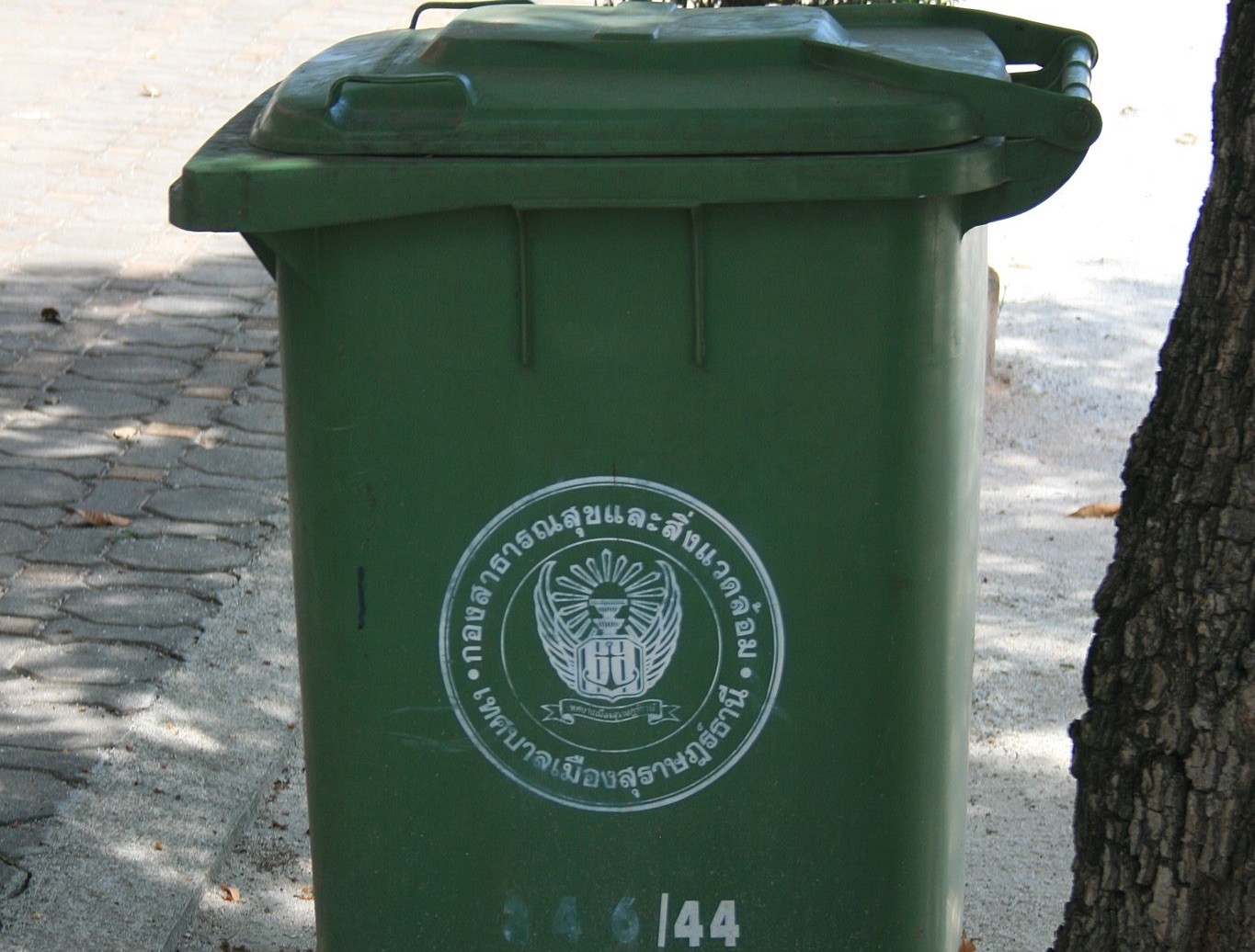 Trash bin in Thailand