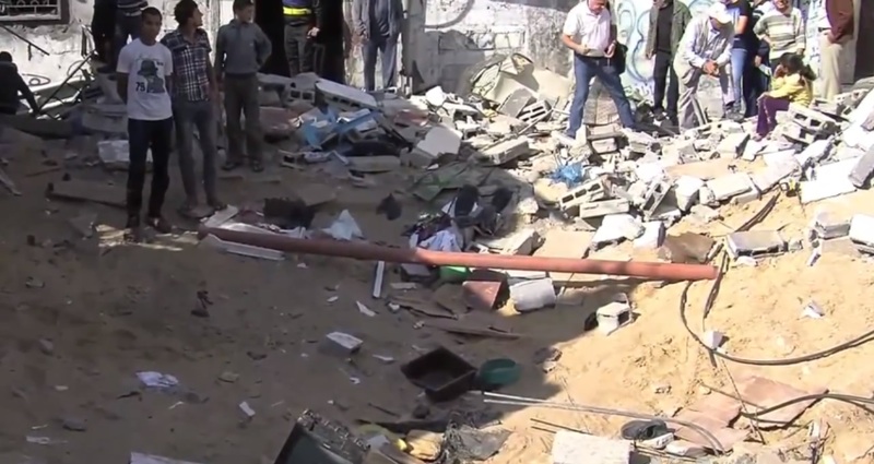 Operation Pillar of Defense conflict in Gaza in 2012.