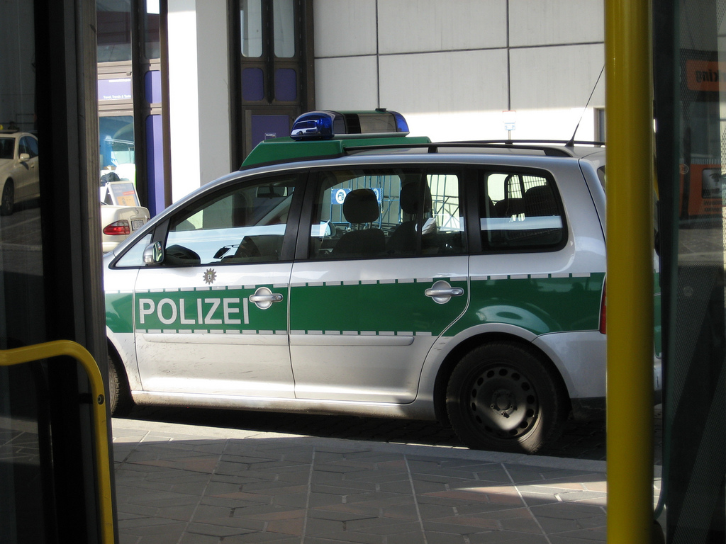 Police (Polizei) car in Berlin, Germany