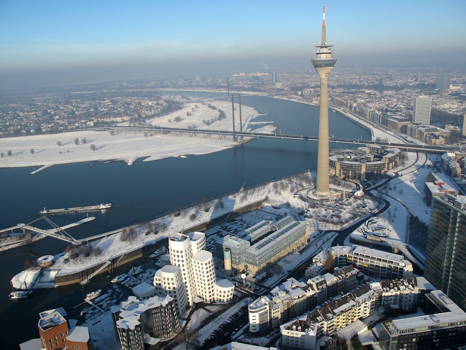 Marina Düsseldorf in Düsseldorf, Germany