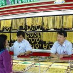 Gold Shop in Chinatown, Bangkok.