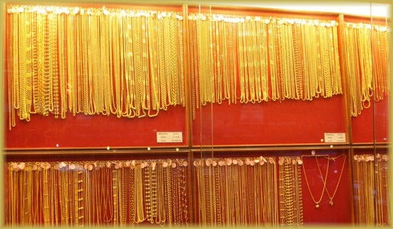 Gold shop in Thailand