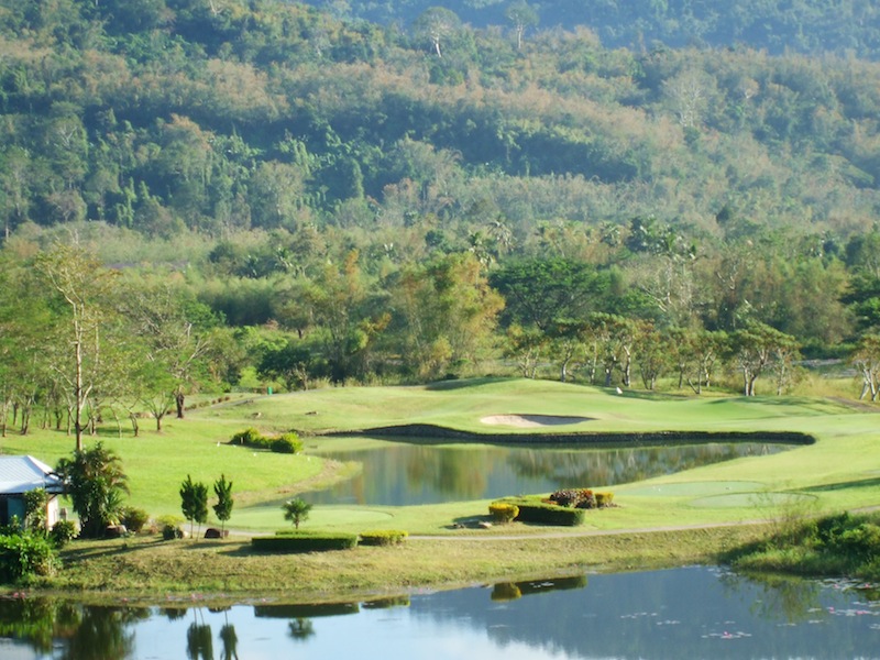 Golf course in Nakhon Nayok, Thailand
