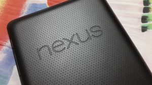 Rear side of Google Nexus 7 1st Generation