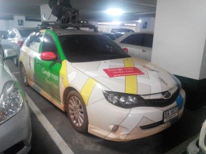 Google Street View Subaru car in Chiang Mai, Thailand
