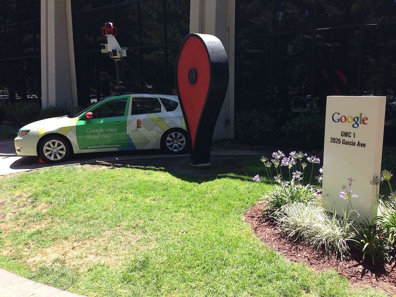 Google Street View Subaru Impreza car at Google Inc. headquarters