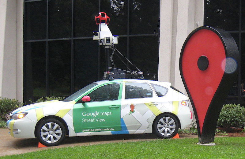 Google Street View Subaru Impreza at Google headquarters