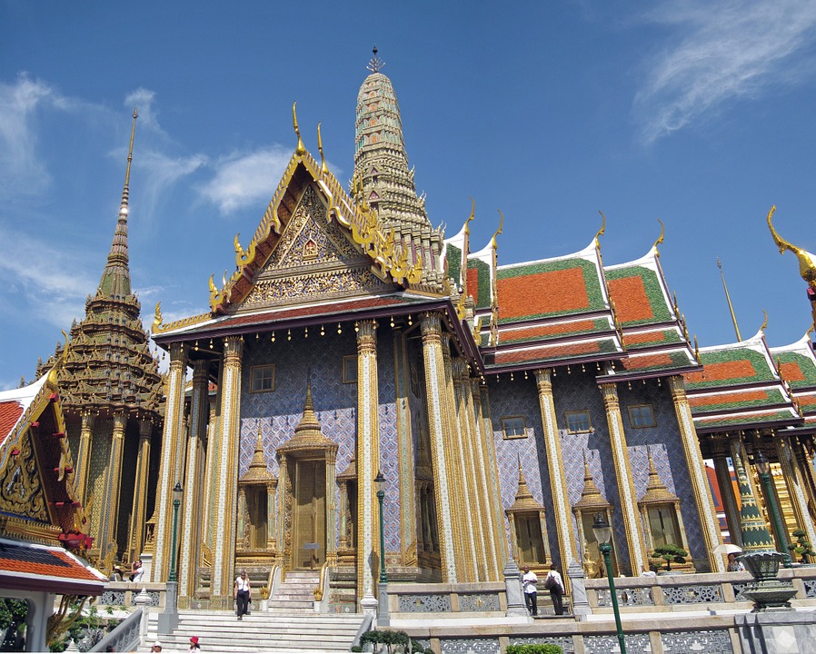 The Grand Palace architecture in Bangkok