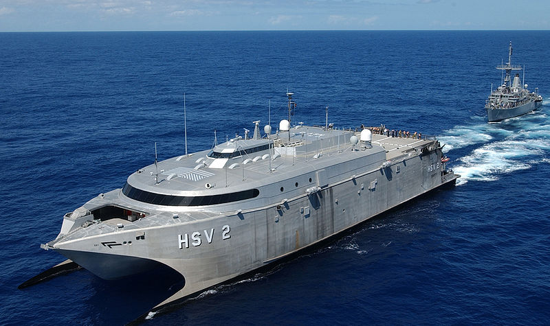 HSV-2 Swift hybrid catamaran