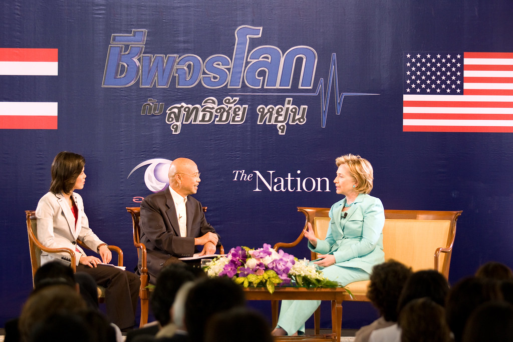 Secretary Clinton Interviews With the Nation Group, Thailand