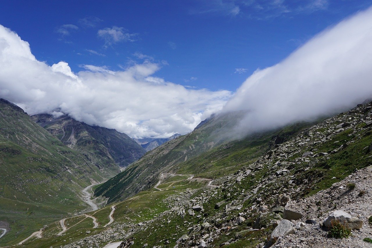 Himalaya mountains in India