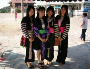Hmong girls in Chiang Rai