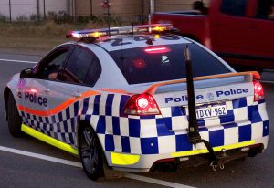 Australian Police car Holden Commodore SV6