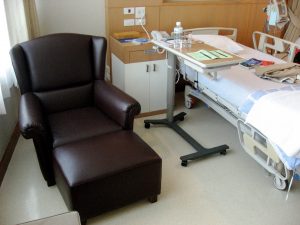 Hospital room in Thailand
