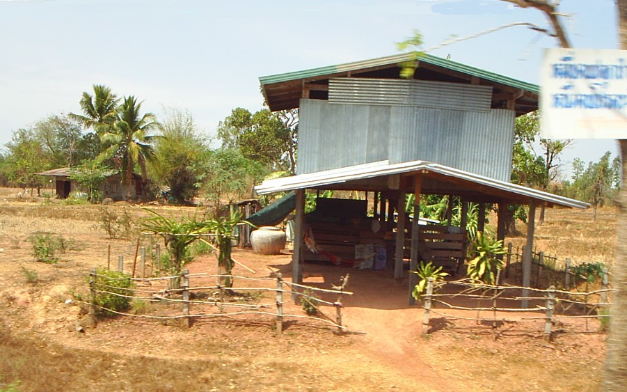 A house in Ampoe Phibun, Ubon Ratchathani