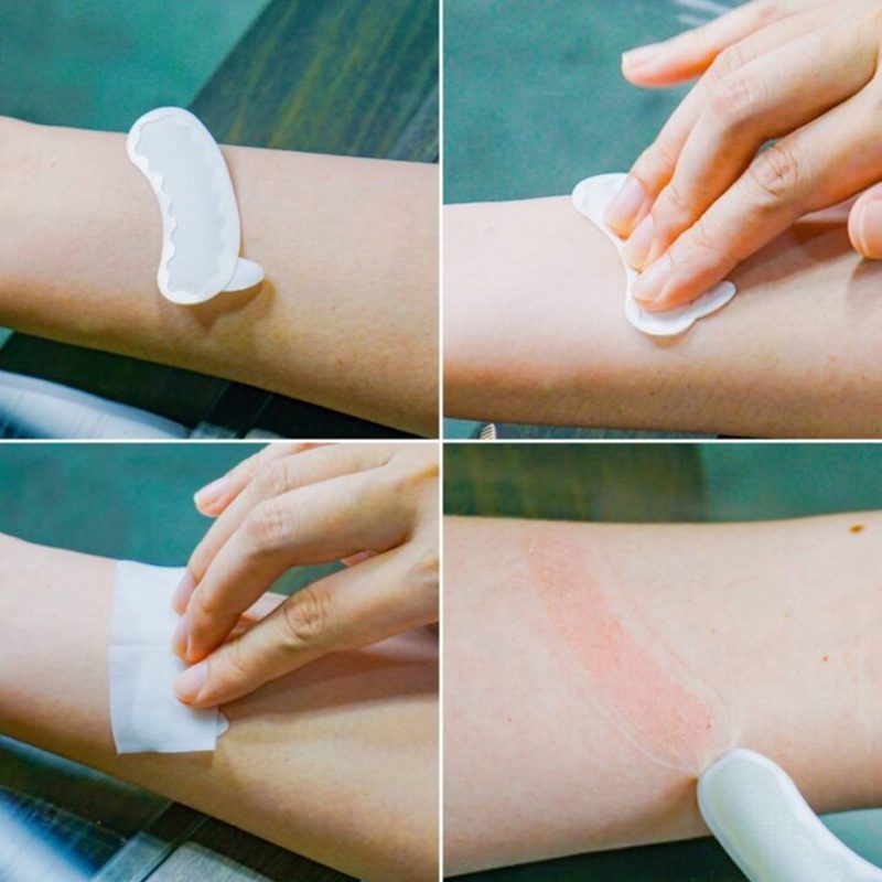 How to use the dissolvable microneedles
