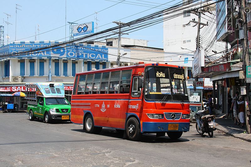 Bus in Hua Hin town