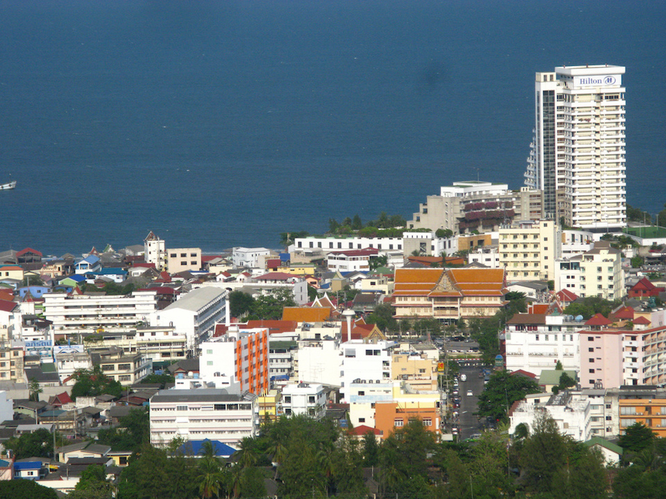 Hua Hin town from viewpoint