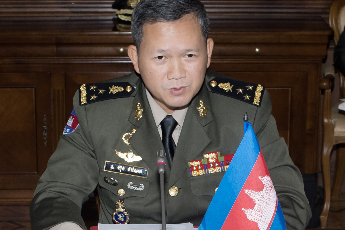 Cambodian Prime Minister Hun Manet in 2019.