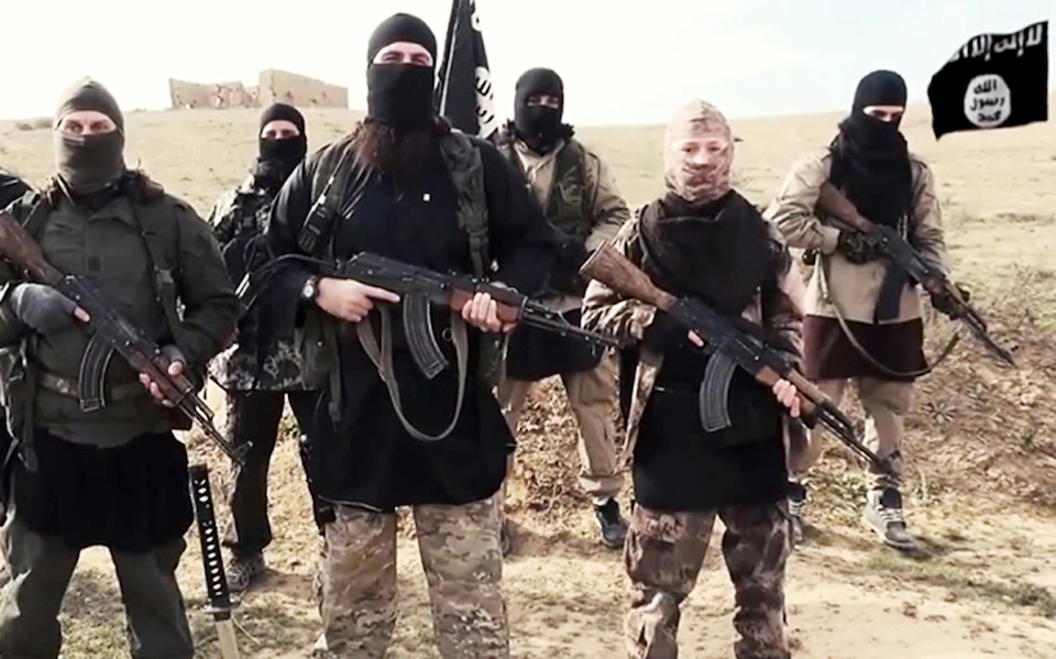 Armed Islamic State (ISIS / Daesh) jihadists
