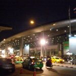 Taxis at Impact, Muang Thong Thani in Nonthaburi.