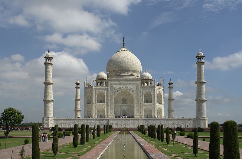 The Taj Mahal in Agra, India