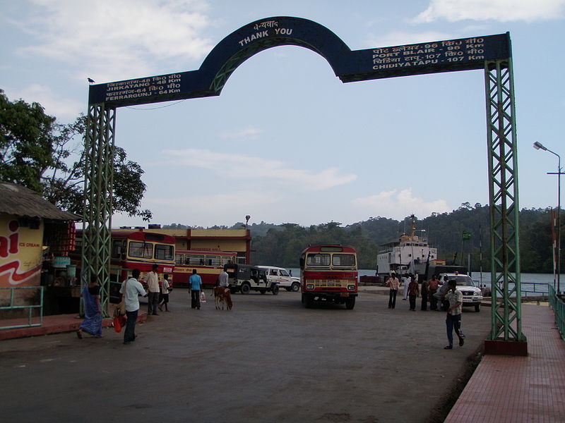 Baratang Island inthe Andaman Islands. India