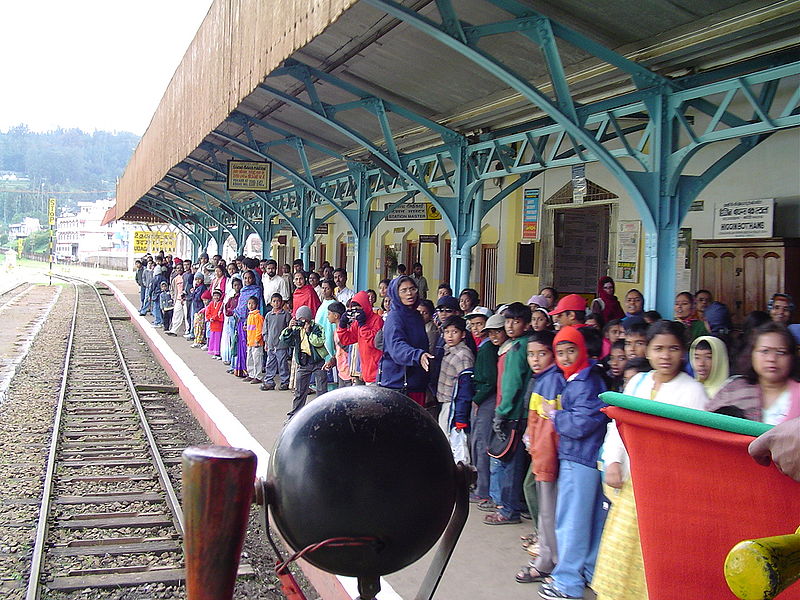 Nilgiri Ooty railway station in India
