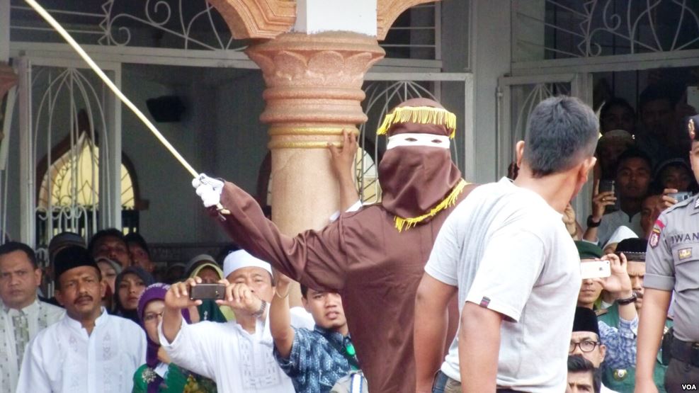 Banda Aceh caning, Indonesia