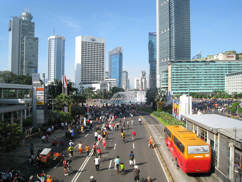 Street in Jakarta, Indonesia