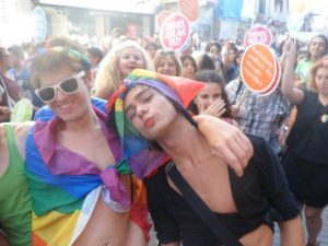 Gay Pride Parade in Istanbul, Turkey