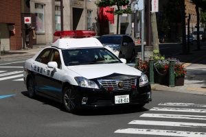 Subaru Japanese police car