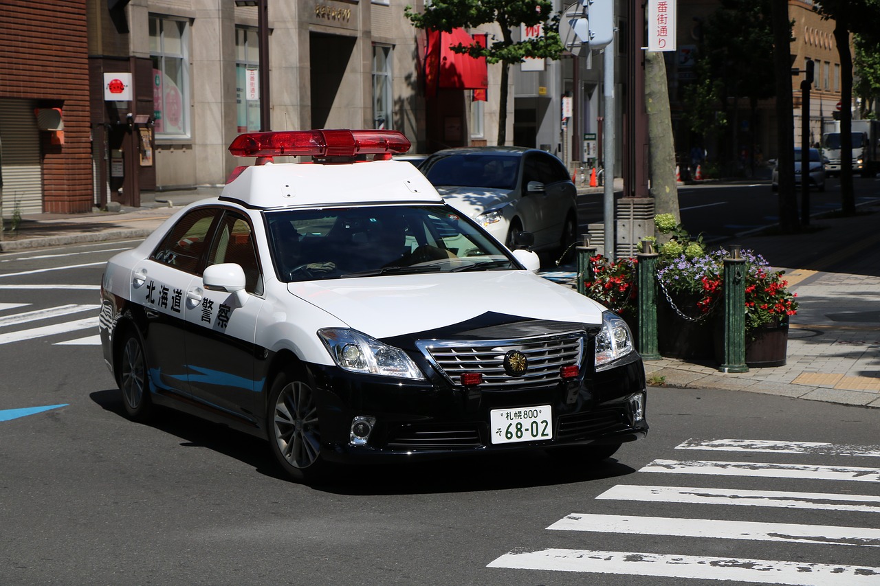 Subaru Japanese police car
