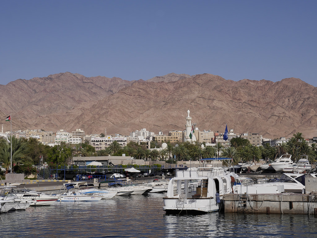 The Aqaba port in Jordan