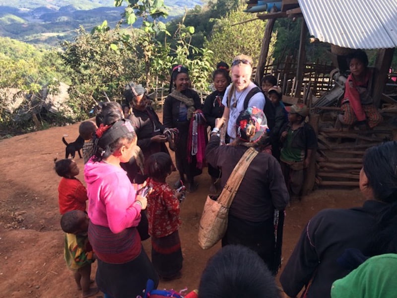 Hill-tribe women in the Golden Triangle