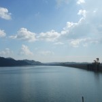 Khlong Tha Dan Dam Reservoir in Nakhon Nayok Province