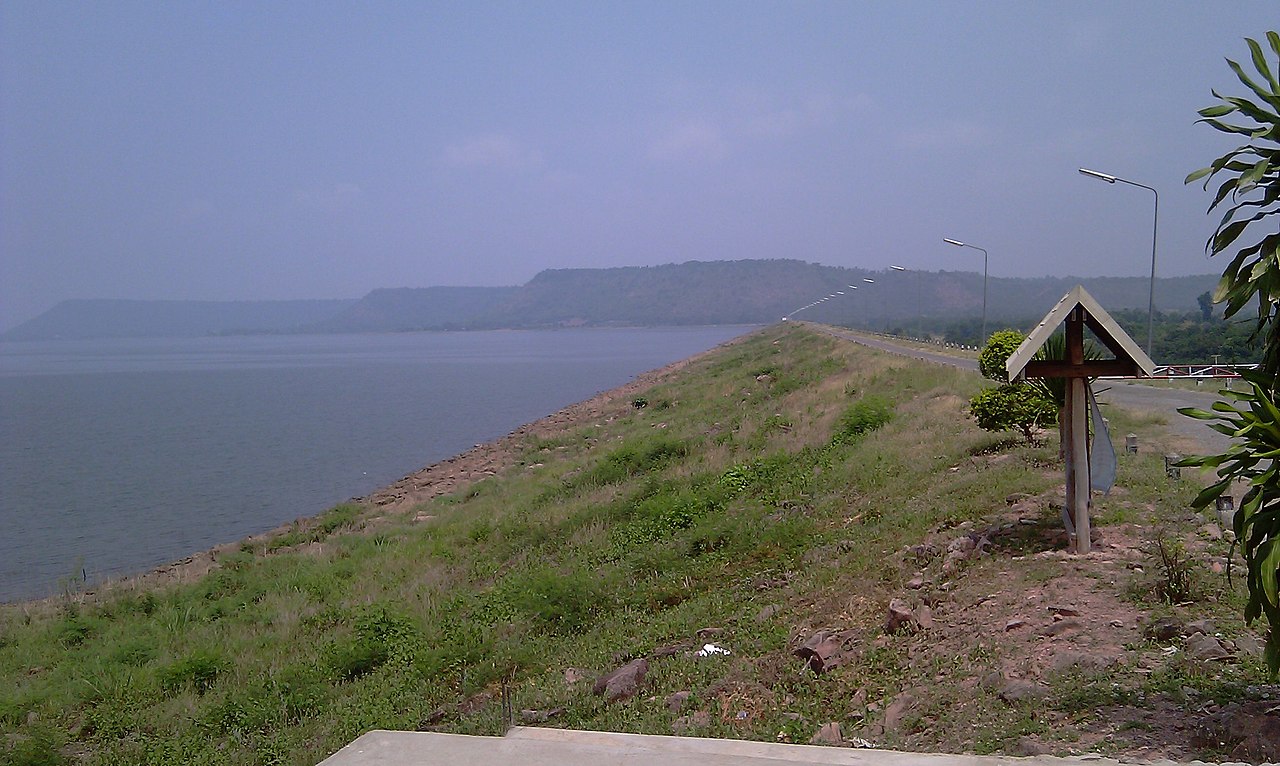 Mun Bon Dam reservoir in Khok Krachai subdistrict in Khon Buri District, Nakhon Ratchasima (Korat)