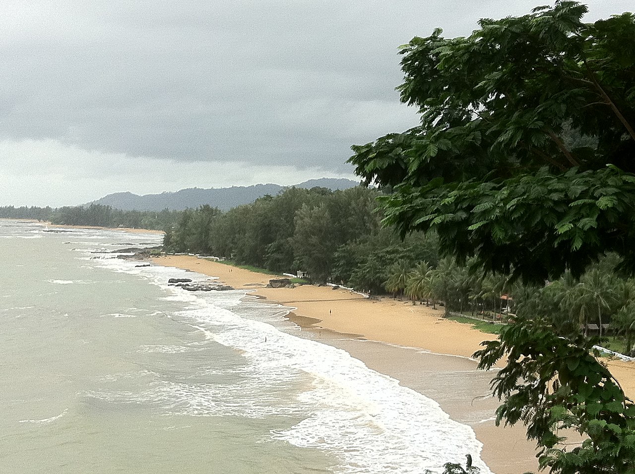 Khuekkhak Beach in Takua Pa District, Phang-nga, Thailand.