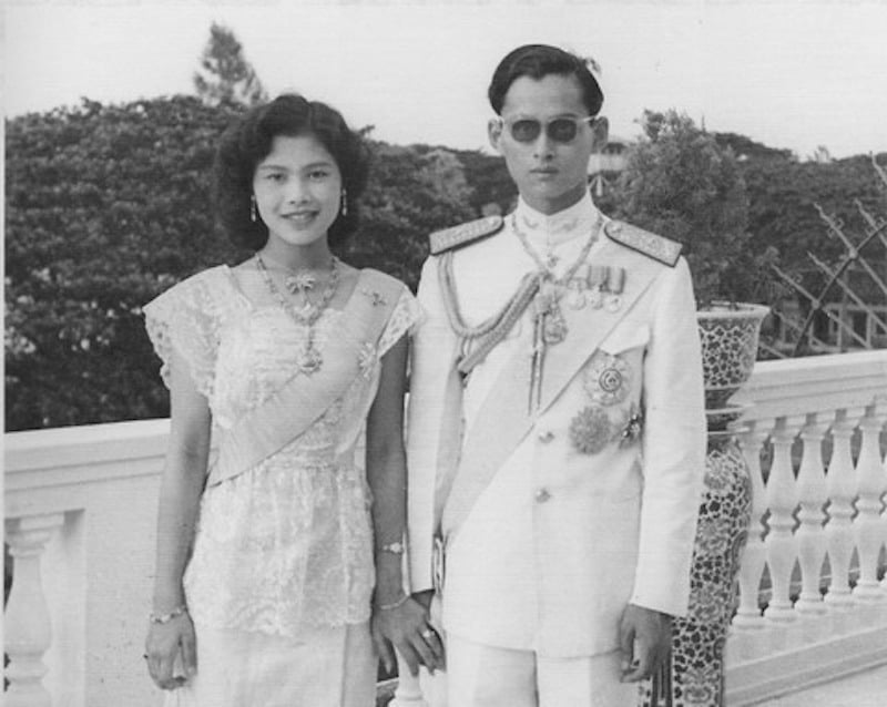 King Bhumibol Adulyadej and Queen Sirikit