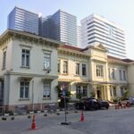 The first building of King Chulalongkorn Memorial Hospital in Bangkok