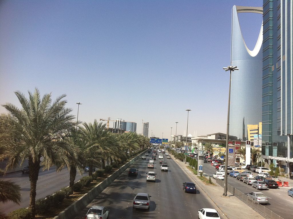 King Fahd Road in Riyadh, Saudi Arabia