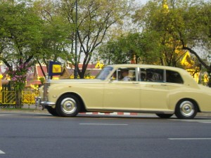 Royal car of HRH Crown Prince Maha Vajiralongkorn in 2012