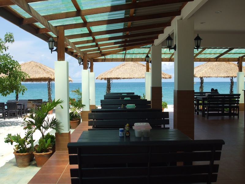 A beachfront restaurant in Koh Samed island, Rayong.