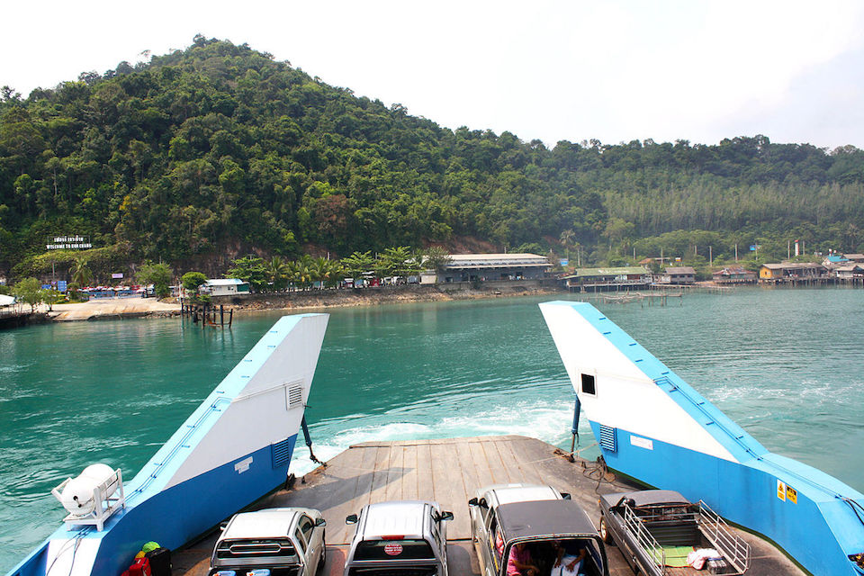 Ferry on Koh Chang island