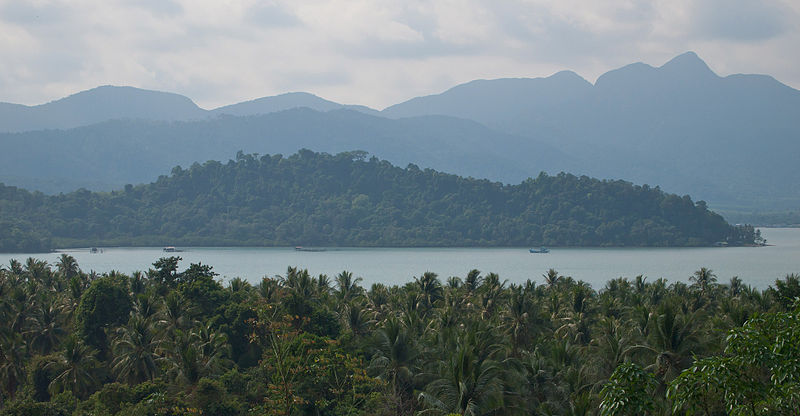 View of Koh Chang in Trat
